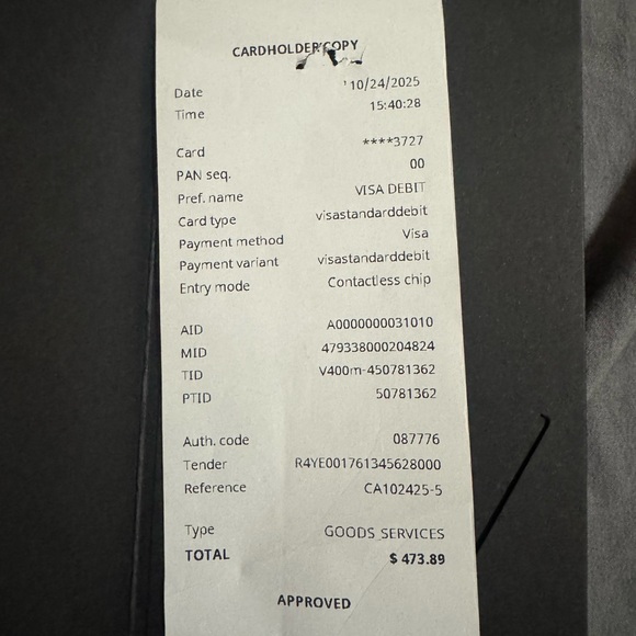 MCM Black and Gold Phone Case with Strap - Picture 4 of 4